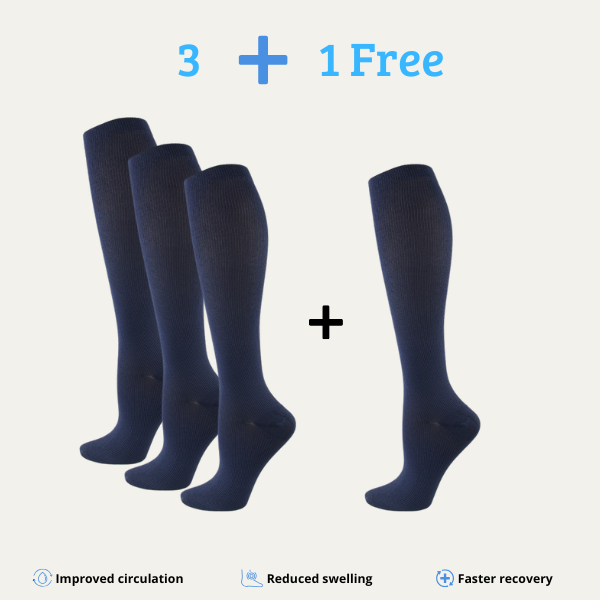 RevitaSteps ComfortFlow Navy 3+1 Pack