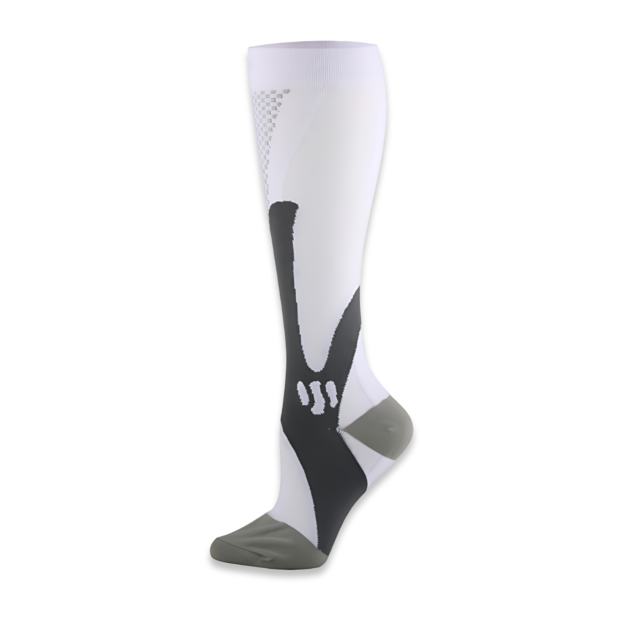 RevitaStep - Elite Compression Socks (White)