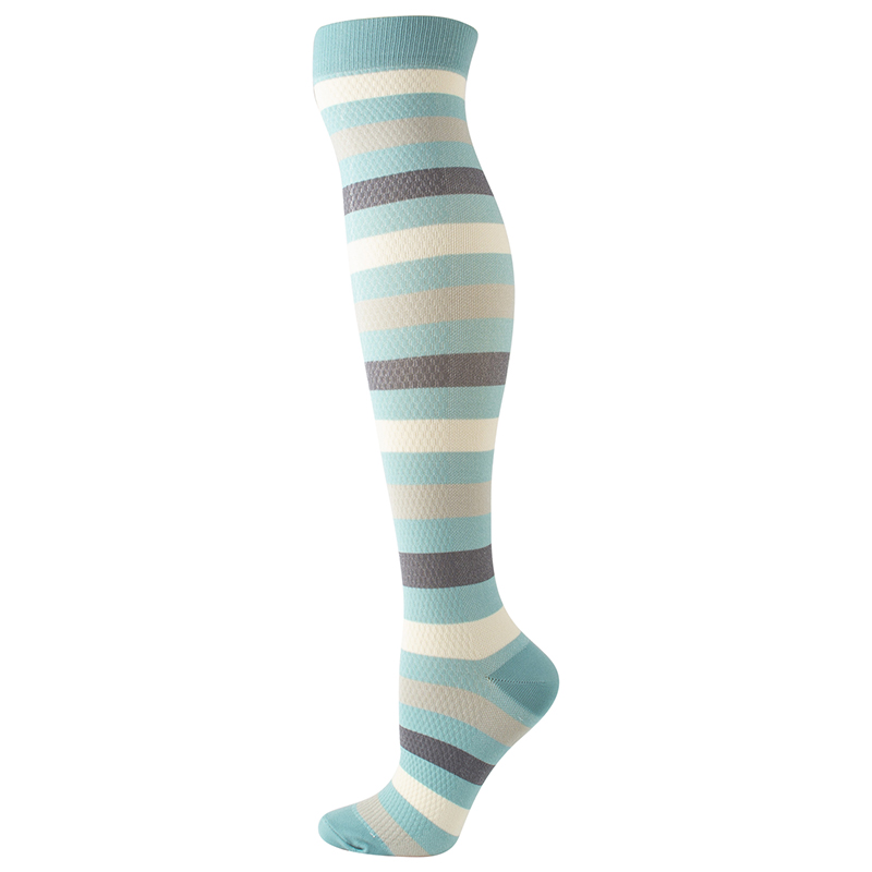 RevitaStep - StripeFlow Compression Socks