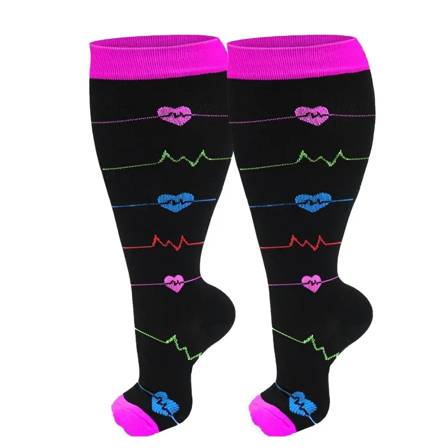 FlexiFlow Compression Socks (HeartBeat Edition)